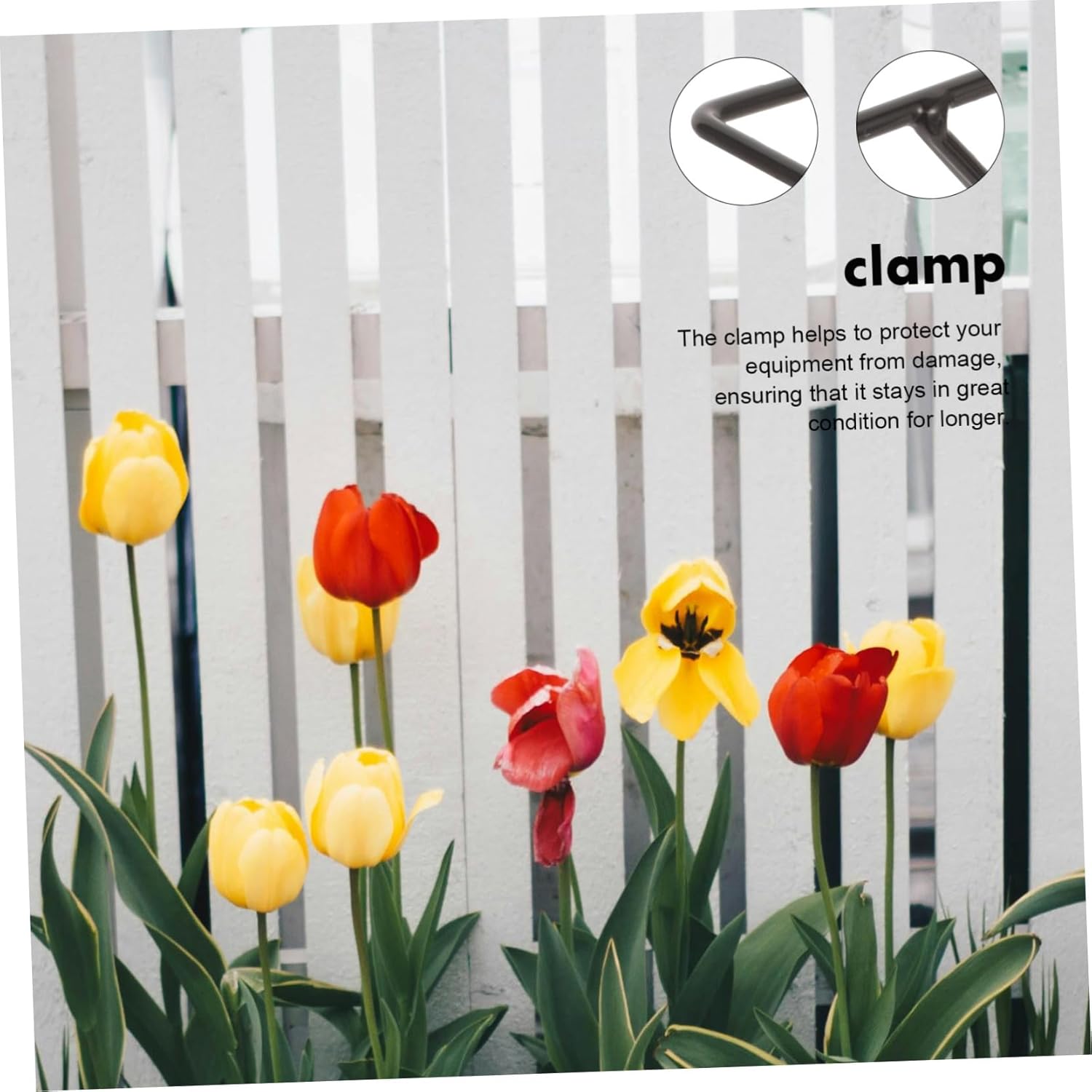 Mikikit 6pcs Wrought Fence Hooks for Hanging Plants Railing Planter Brackets Space-Saving Flower Basket Holders for Outdoor Use Finish