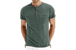 Comfort Meets Style: Premium Pocket Henley Shirts for Men