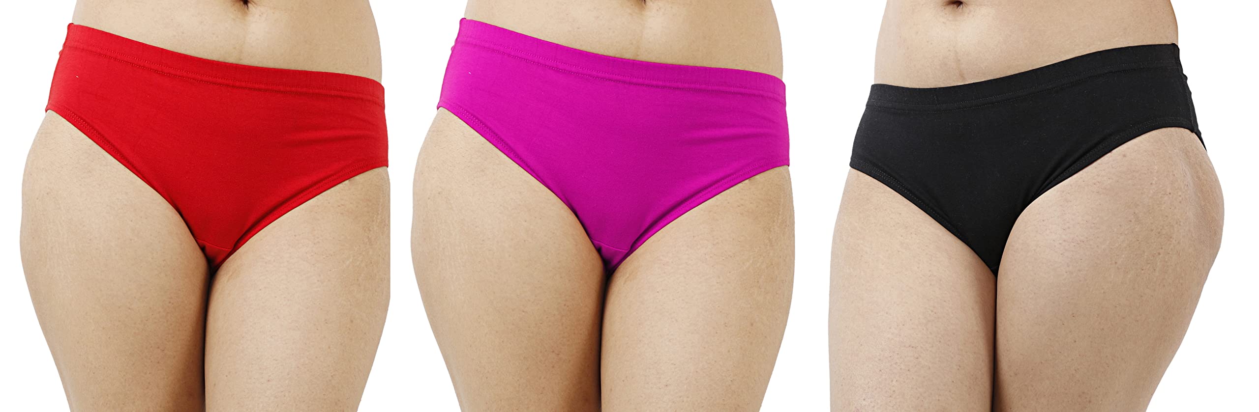 Womens Hipster Panties | Women's Cotton Panty | Women's Cotton Hipster | Women's and Girls Cotton Hipster Panties | Mid Rise Hipster Panties | Panties for Women(Pack of 3)-image-46