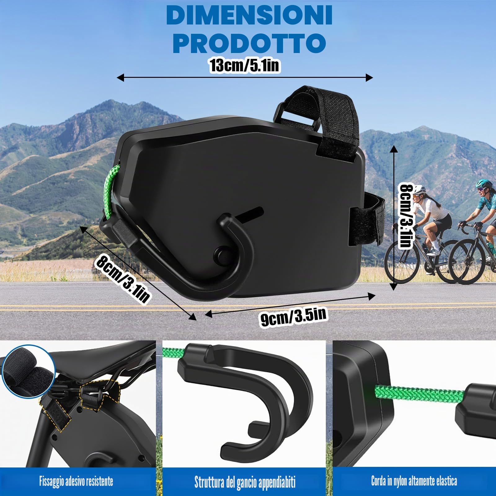 Corda di Traino per Biciclette per Bambini 2.5M Fune Traino Bici Bambino Extra Robusta Leggera Bar Trazione Velo Bambino MTB E-Bike