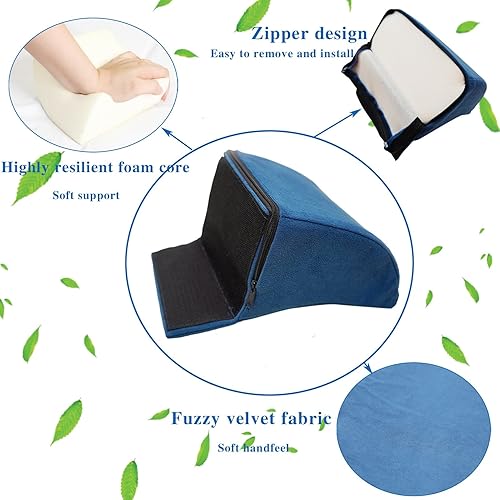 Miniatura 5 de Cojín de apoyo lateral para silla de ruedas, cojín de apoyo para respaldo de silla de ruedas para posicionamiento, cojín de cuña de espuma lateral