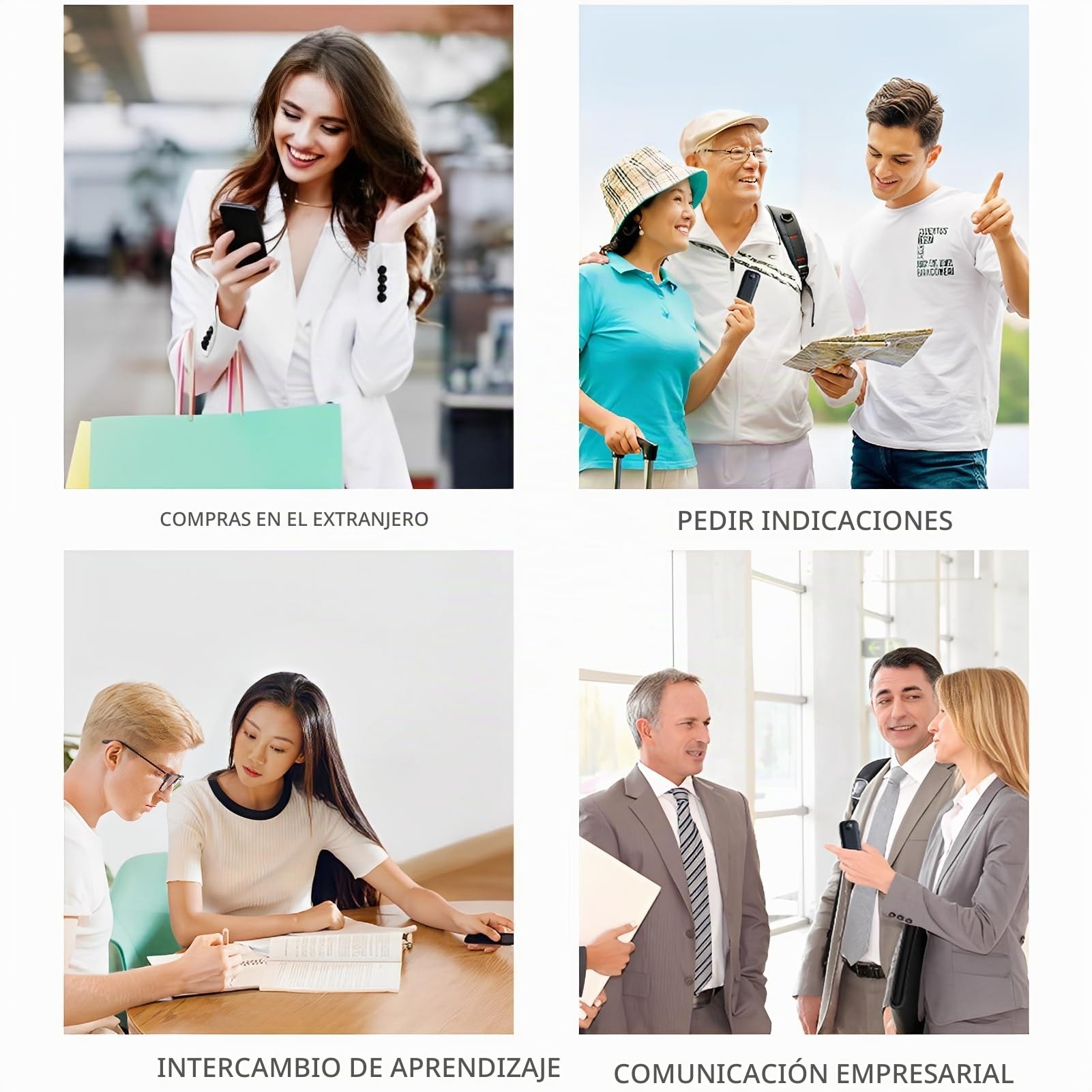 Dispositivo de Traducción de Idiomas, T10 Pro 137 Idiomas Traductor de Voz en Tiempo Real Traductor Inteligente Bidireccional para Viajes WiFi Y Traducción sin Conexión(Negro)