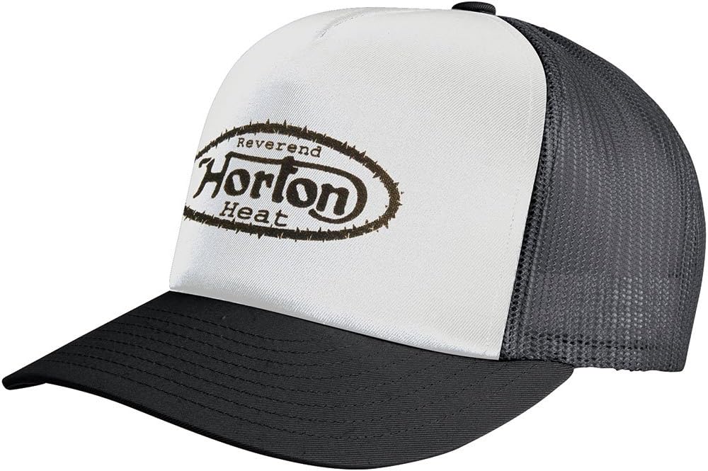 Men's Logo Trucker Cap Adjustable Black