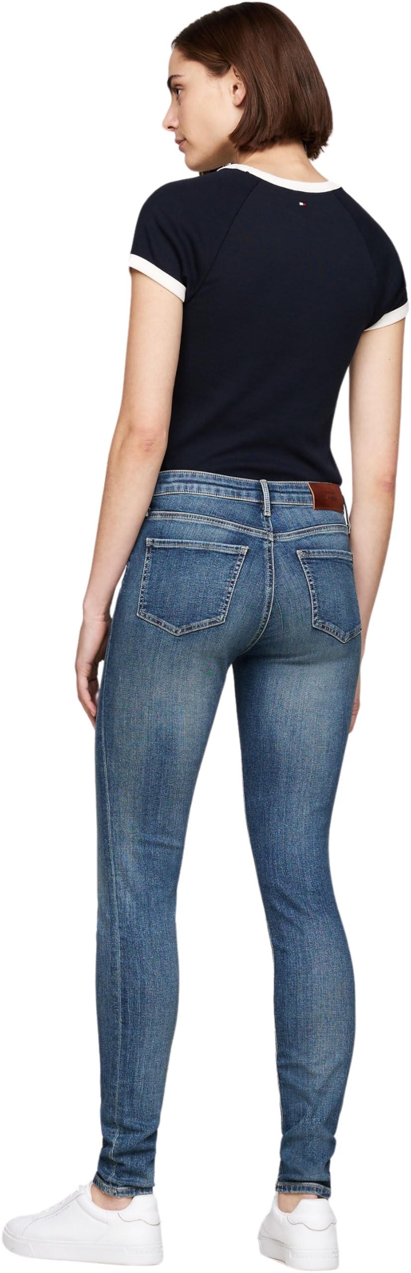 Tommy Hilfiger - Como Skinny RW Pat Ww0ww44120, Skinny Donna