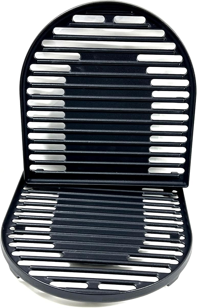 DC126 Cast Iron Grill Cooking Grates for Coleman Roadtrip Swaptop Grills LX LXE LXX, Non-Stick Grids Grates, 2 Pack