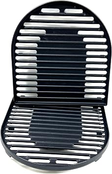 DC126 Cast Iron Grill Cooking Grates for Coleman Roadtrip Swaptop Grills LX LXE LXX, Non-Stick Grids Grates, 2 Pack
