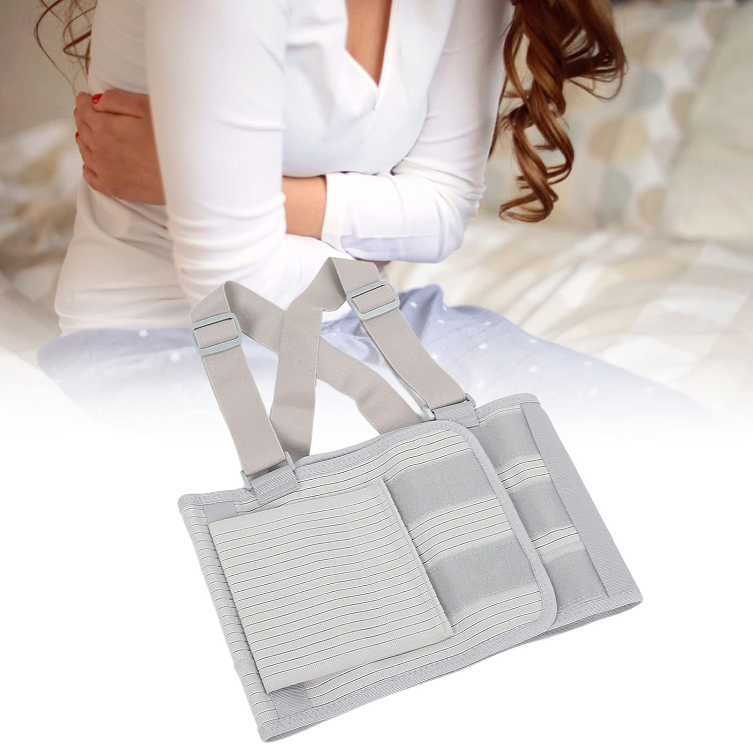 Rib Corset Reducing Support Chest and Sternum Protection, Breathable Broken Back Suspenders Elastic Double Support Belt for Broken Chest Intercostal Support Elastic Sternum Belt : Health & Household