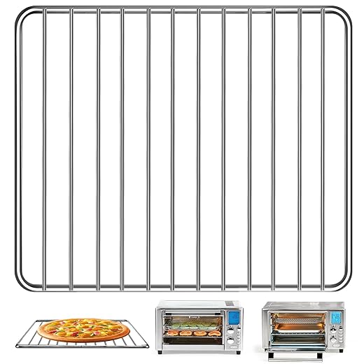 GCQ Air Fryer Wire Rack for Emeril Lagasse Everyday 360 Air Fryer, Stainless Steel Air Fryer Accessories Grill Racks Replacement Parts,Not fit for Emeril Lagasse 26 QT 25 QT French Door Extra Large