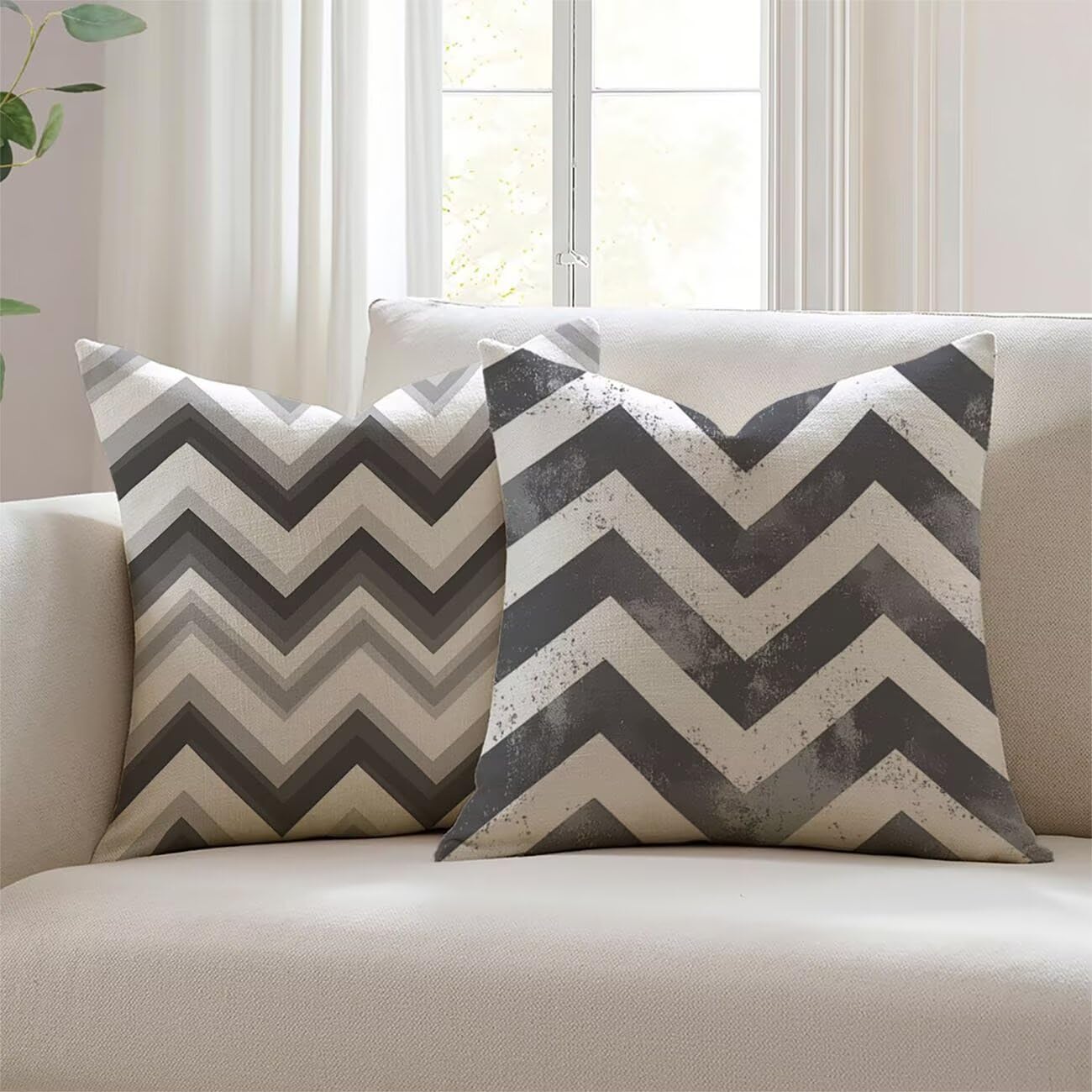 Housse de coussin 65x65cm imperméable contre les taches de salon de jardin