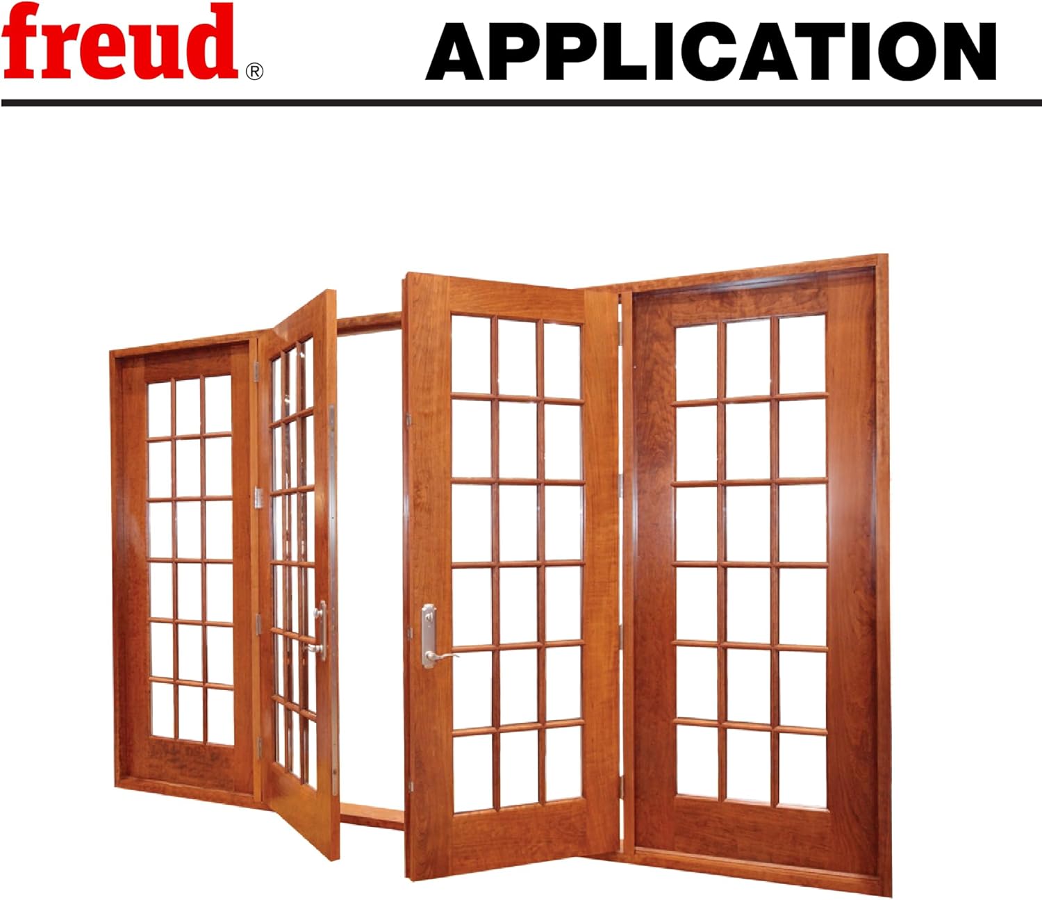 Freud 98-318: 5 Piece French Door Bit Set, ogee profile