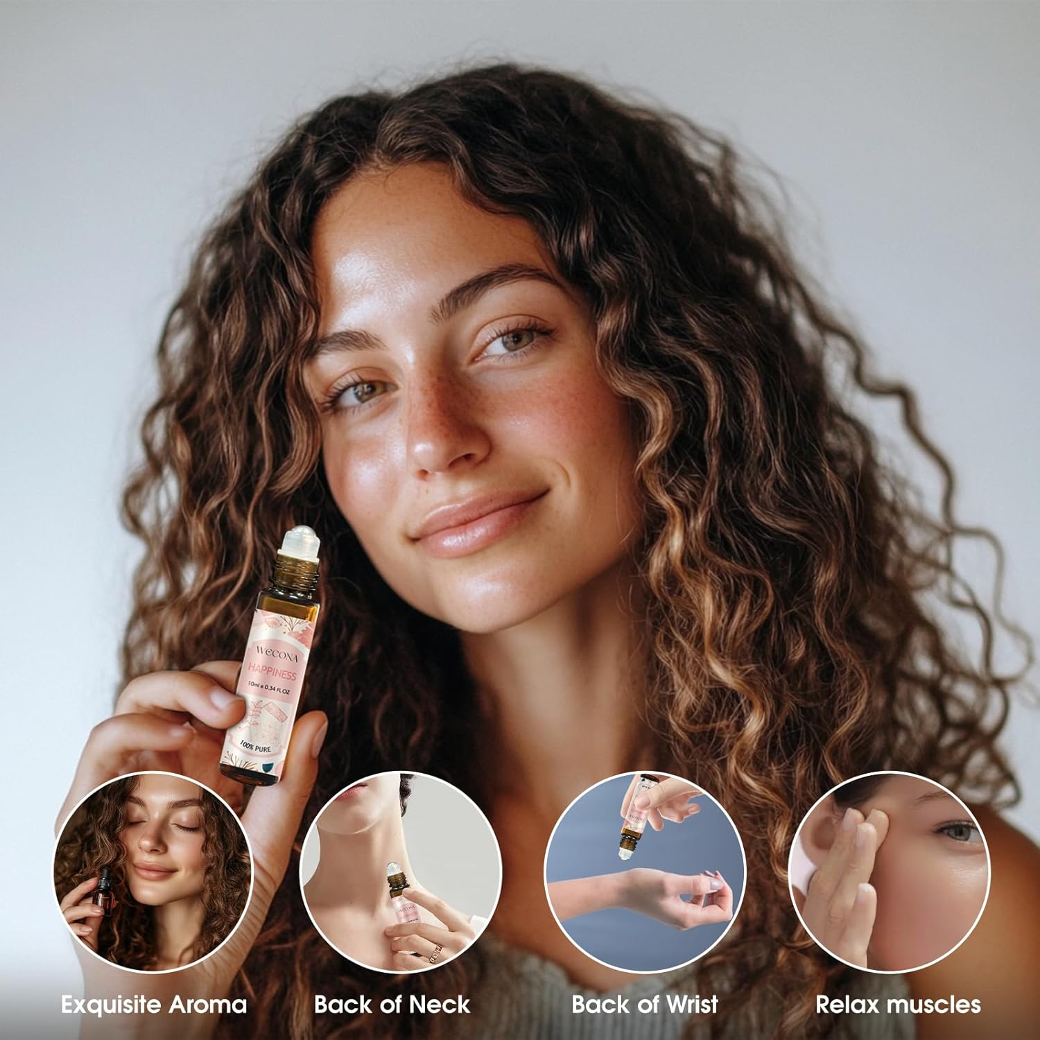 Aromatherapy Essential Oil Roll-On Set – 6x10ml Essential Oil Blends with Roller Bottles, Portable Essential Oils for Diffusers for Home,Relaxing Gift for Women & Men - Image 4