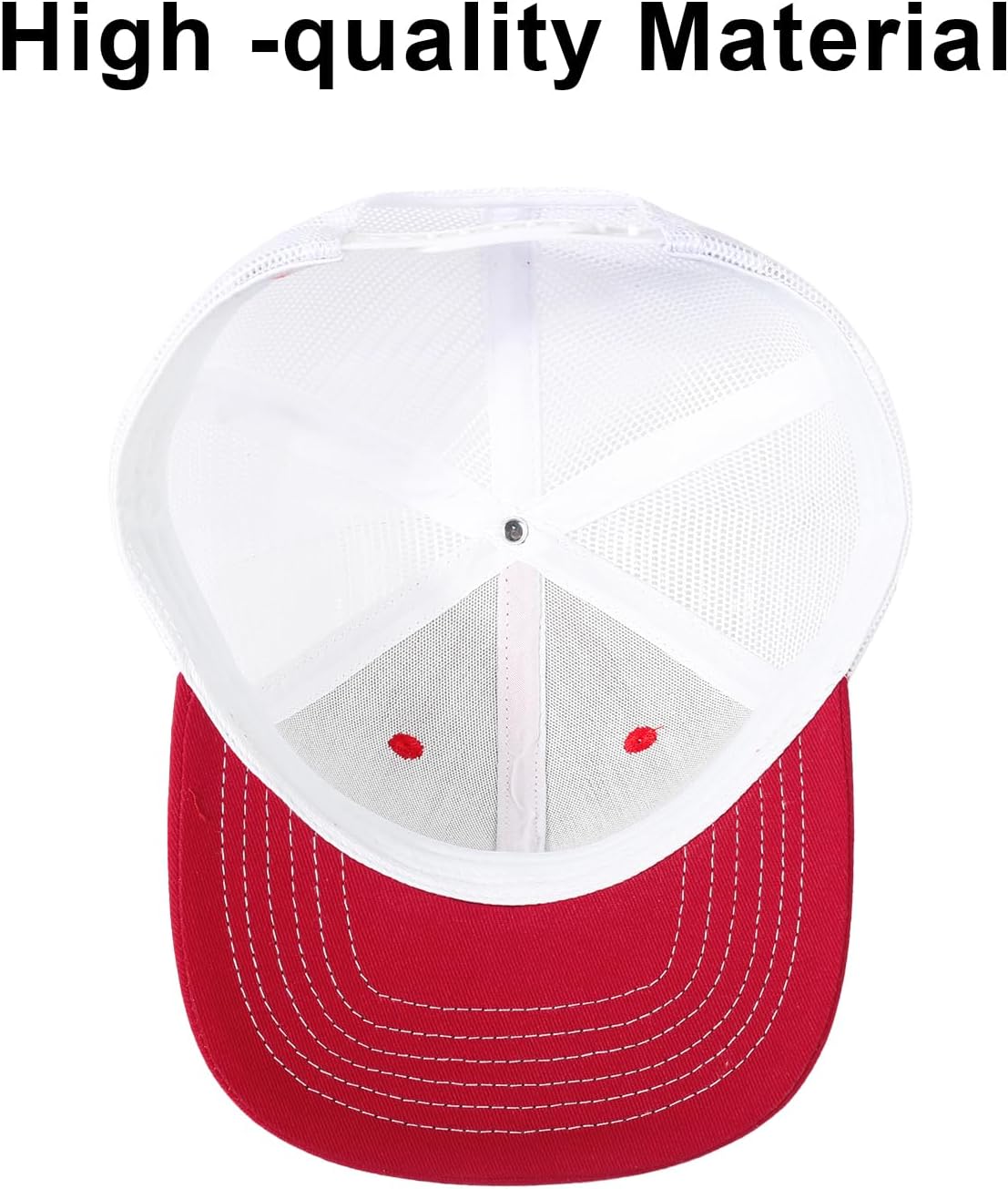 Unisex Trucker Hats Blank Mesh Snapback Hats Sport Plain Baseball Caps Adjustable Fitted Hat - Image 3