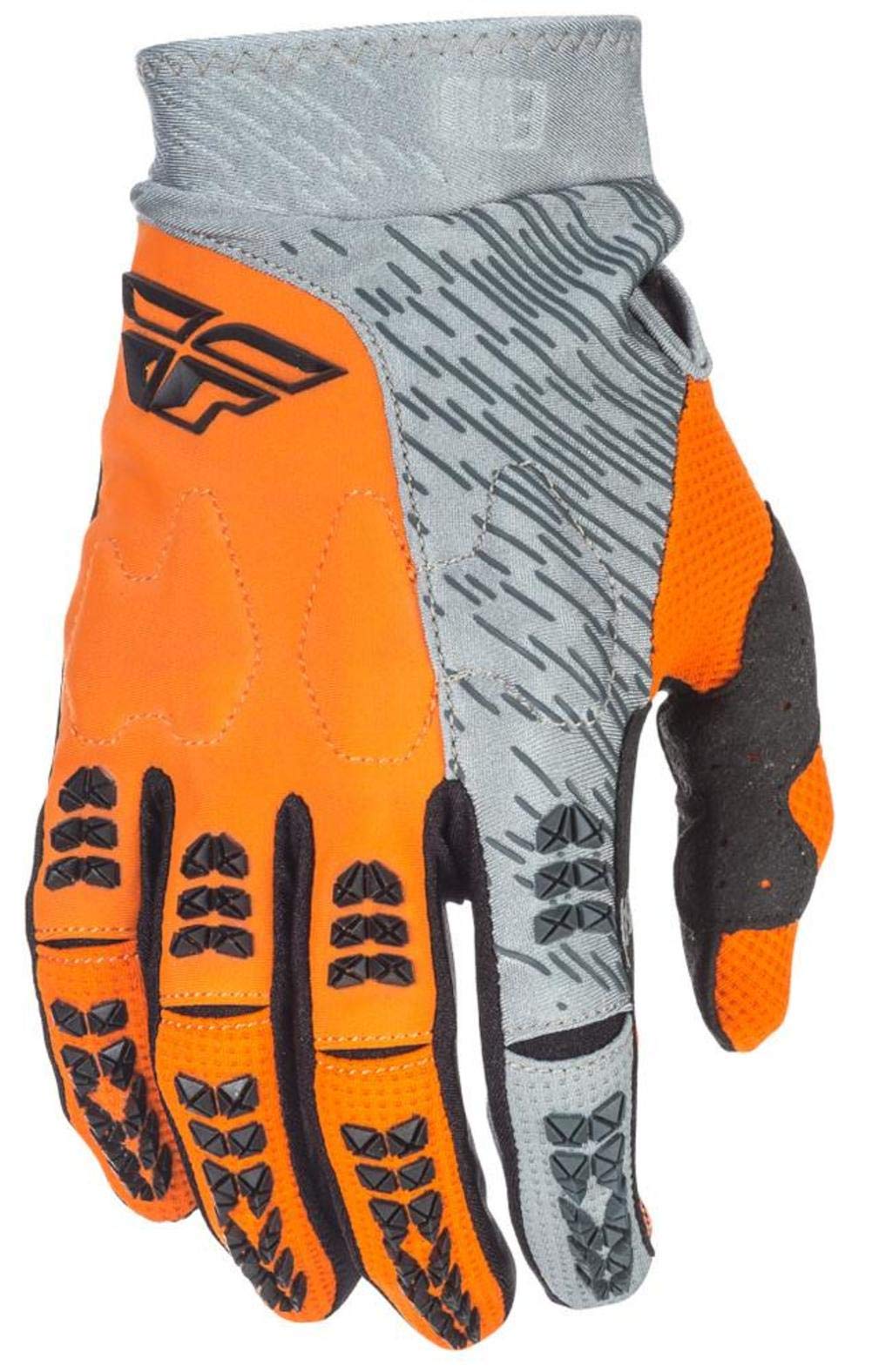 Fly Racing Herren Evolution 2.0 Handschuhe (orange/grau, Größe 13) Auto & Motorrad