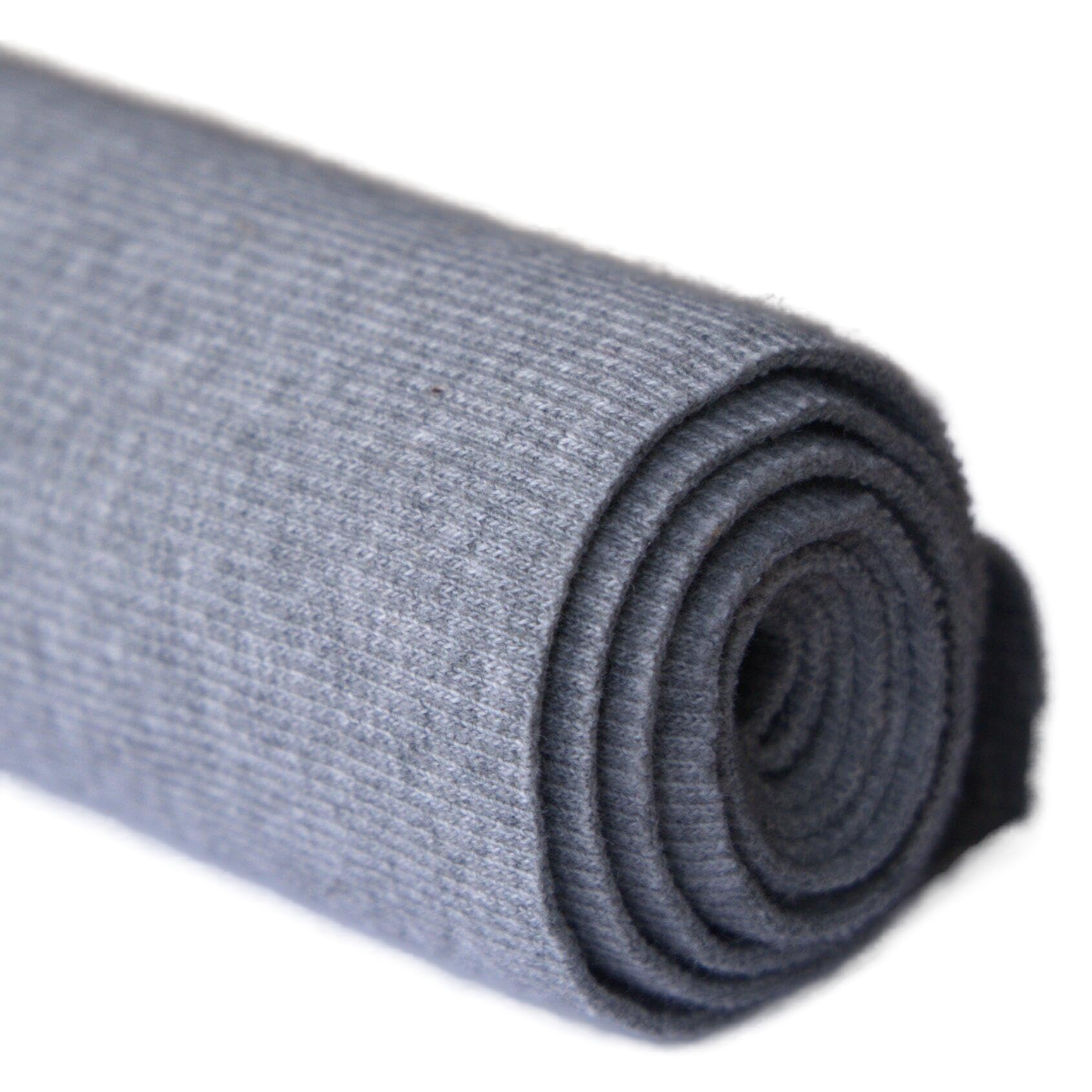 Tinakim 60 Grey Rib Knit Fabric, For Jacket Hoodies Waistbands Collar Sleeve Cuffs Material (Grey 60, 43X8in)