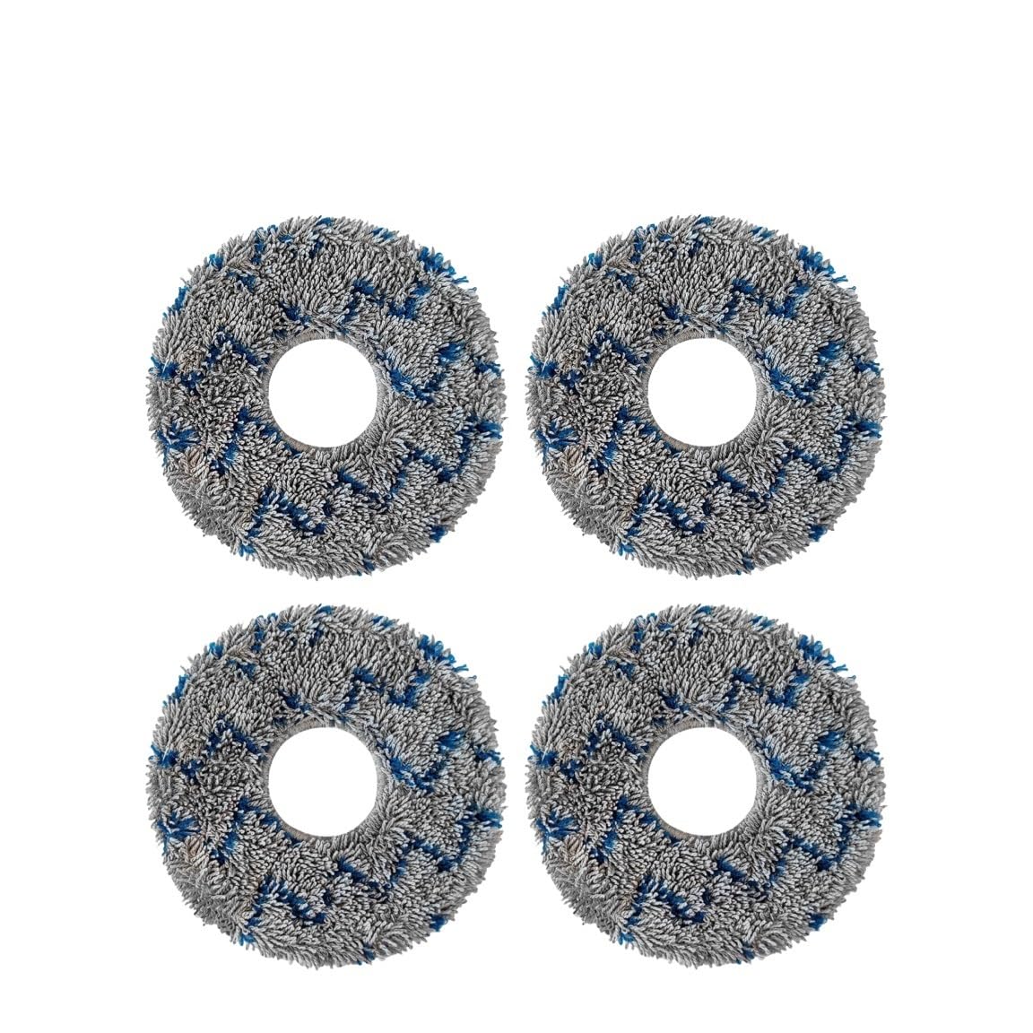 VIXWDRUTY Compatible For JONR，P20 PRO Vacuum Robot Accessories, Mop Cloth Microfiber Spare Cleaning Parts Replacement(C-4PCS)