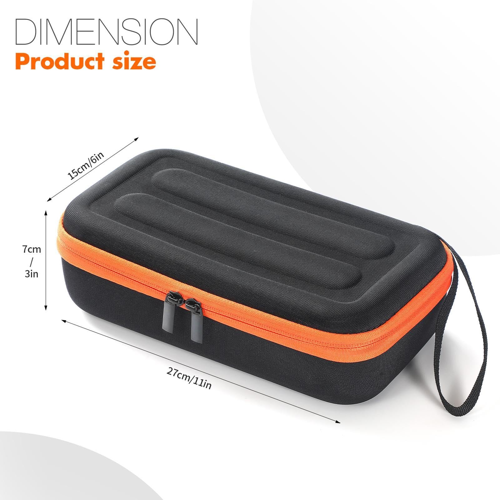 Mallette de rangement pour microphone, étui de rigide pour microphone sans fil J-BL partybo-x et accessoires, boîte de rangement pour microphone DJ, pochettes et poches pour les voyages Boîtier