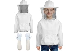 Deluxe Beekeeping Suit and Gloves for Kids