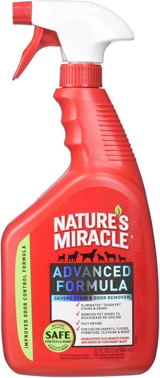 Nature's Miracle Advanced Stain and Odor Remover, 32 oz. Amazon.ca