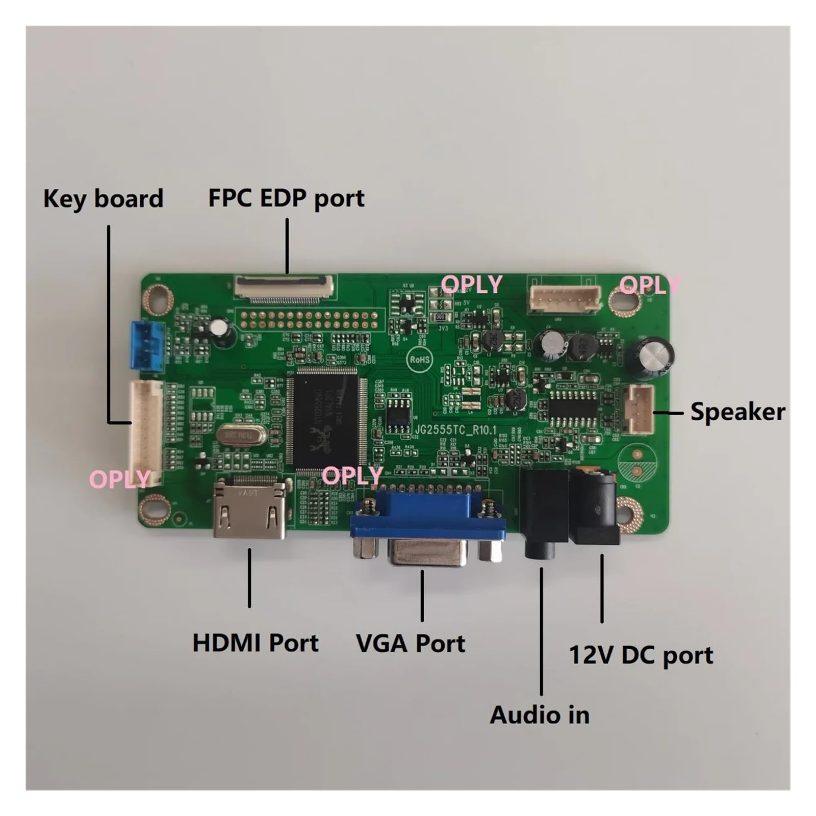 Kit For NT140WHM-N41 NT140WHM-N44 NT140WHM-N31 14 "1366×768 EDP Pannello LED Scheda Di Driver Del Controller Audio HDMI-Compatibile VGA(For NT140WHM-N31)