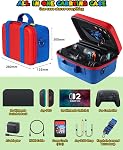 Funlab Carrying Case for Nintendo Switch 2, Portable Storage Travel Messenger for Switch 2 with 14 Game Holders, Storage Carry Case for Switch 2 Console Pro Controller & Accessories