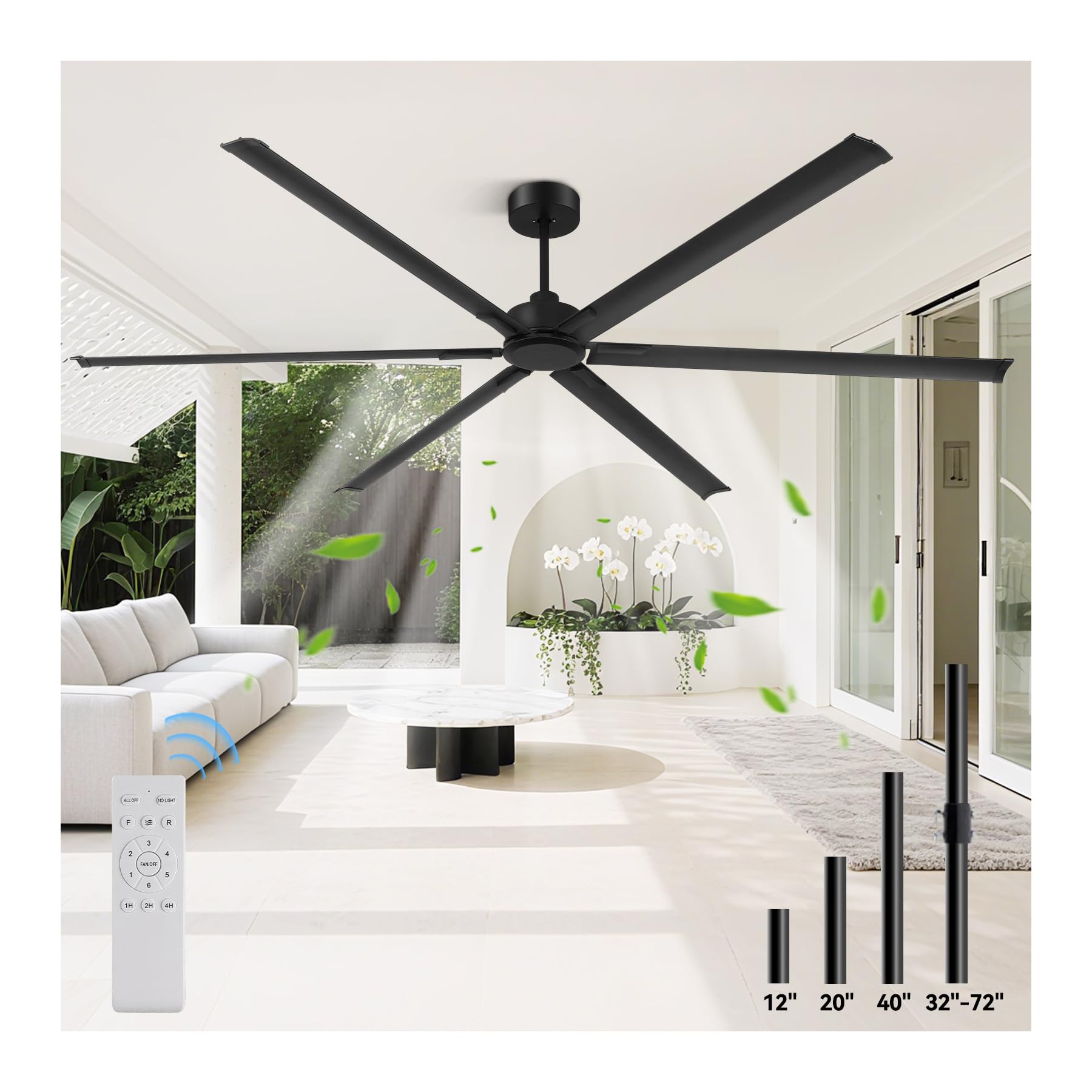 Esxnaeplzx 120 Inch Industrial Ceiling Fan