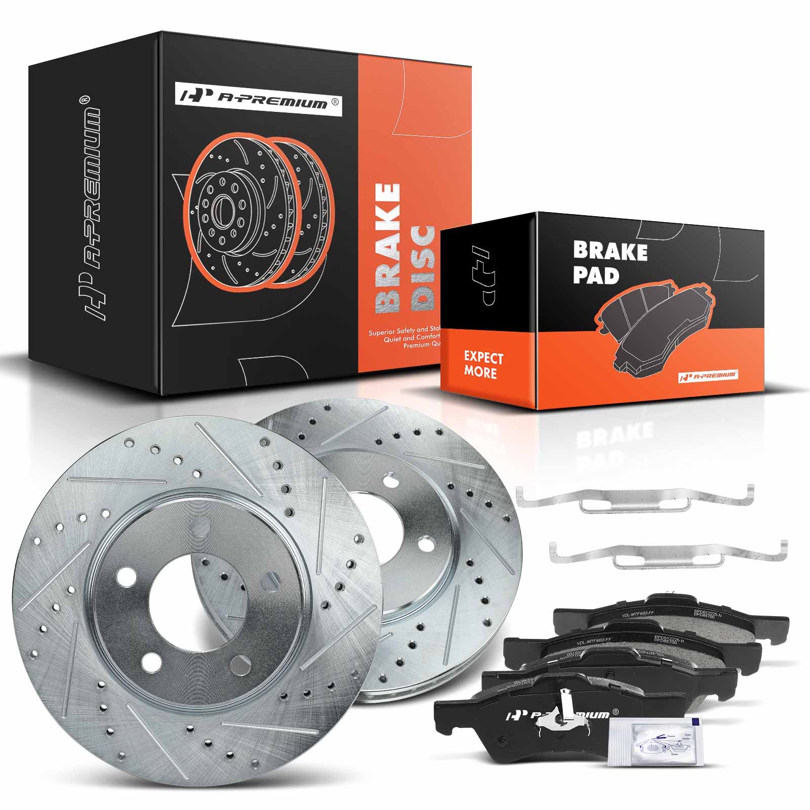 EBC Premium Front Rotors (282x23mm) | 95-97 Chrysler Cirrus 2.4 15in Wheels main image 1