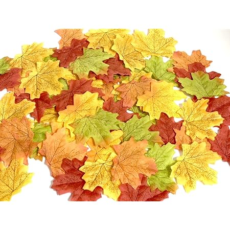 Amazon 人工紅葉 250枚セット 造花 フェイク 楓 カエデ 葉 葉っぱ 植物 秋 装飾 飾り 撮影 小道具 Sxp 造花 オンライン通販