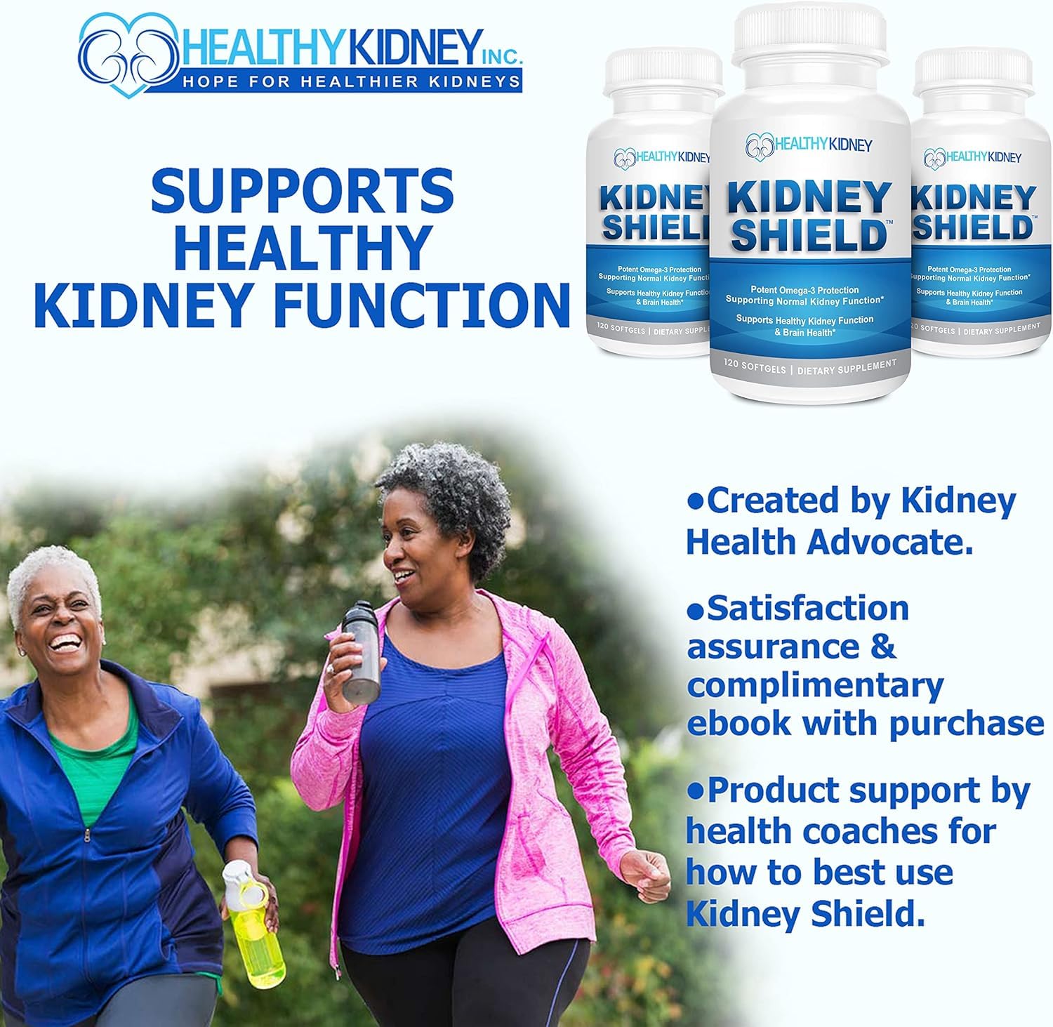 Kidney Shield 2-Pack Kidney Support Supplement Fish Oil Omega-3 Fatty Acid Renal Pills — Amazon image 5