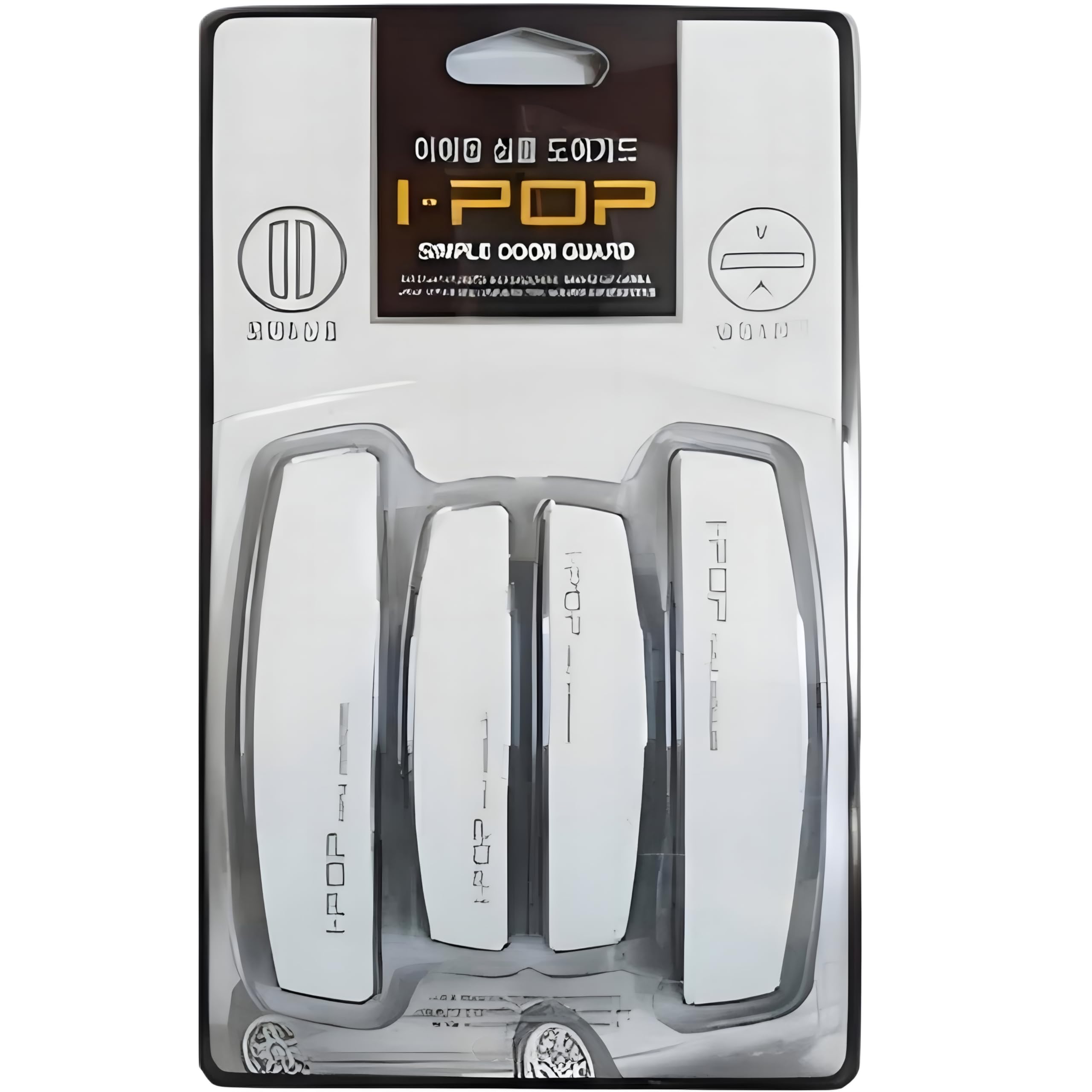 SARTE Universal Anti Scratch Car Door Edge Guard Bumper Scratch Protector Compatible with All Cars White Colour (Set of 4)