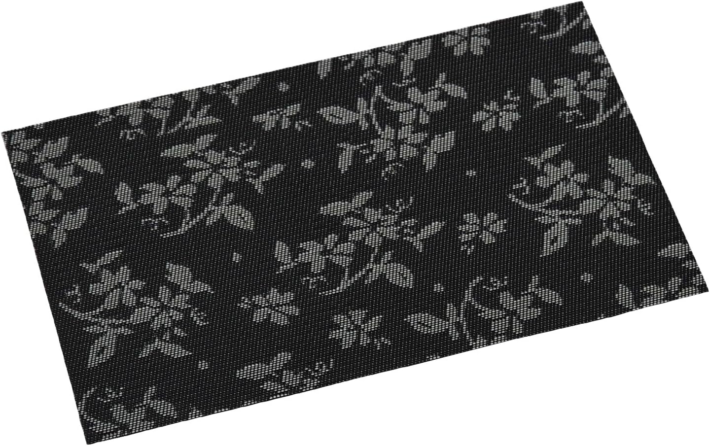 Kesper Placemat of plastic-fine mesh, Flora-grey