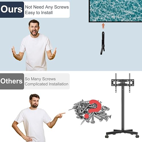 Miniatura 3 de Soporte base para patas de TV Samsung, solo para UN50TU7000BXZA UN50TU700DFXZA UN50TU8000FXZA LH50BETHLGFXZA BN96-50859A BN63-18575X019