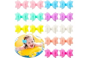 Giegxin Waterproof Jelly Hair Bows: Swim Accessories for Stylish Girls