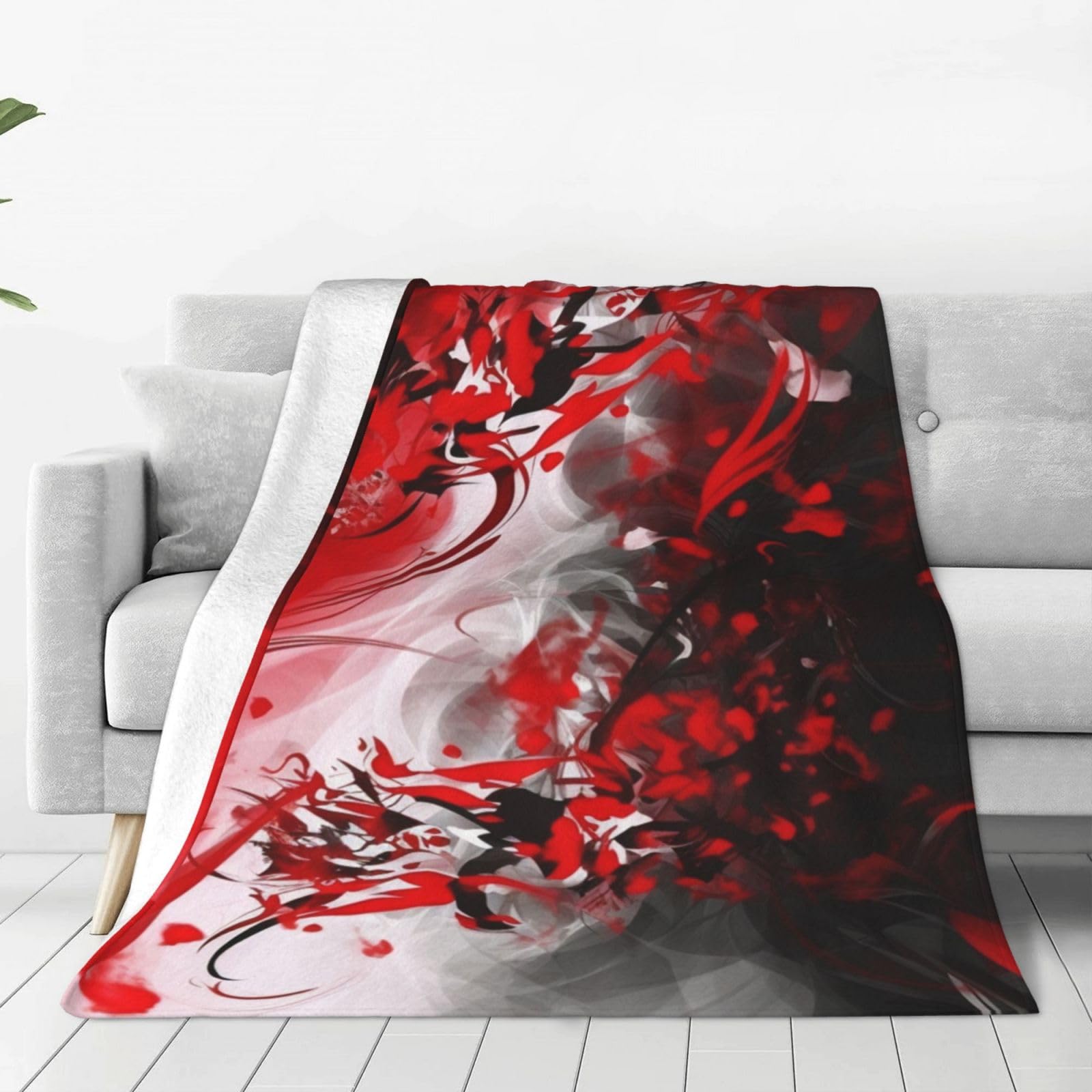 Couverture douce et légère en flanelle pour décoration chambre moderne