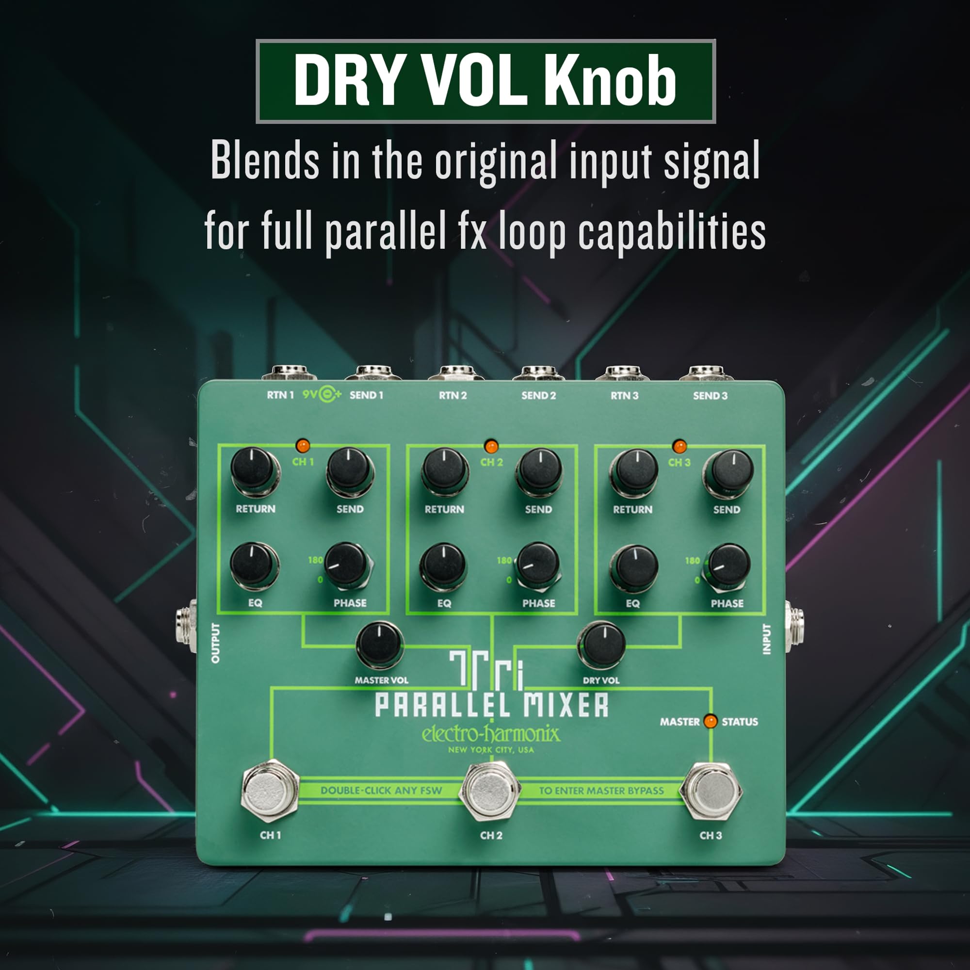 Electro Harmonix Tri Parallel Mixer - Effektgerät für Gitarren