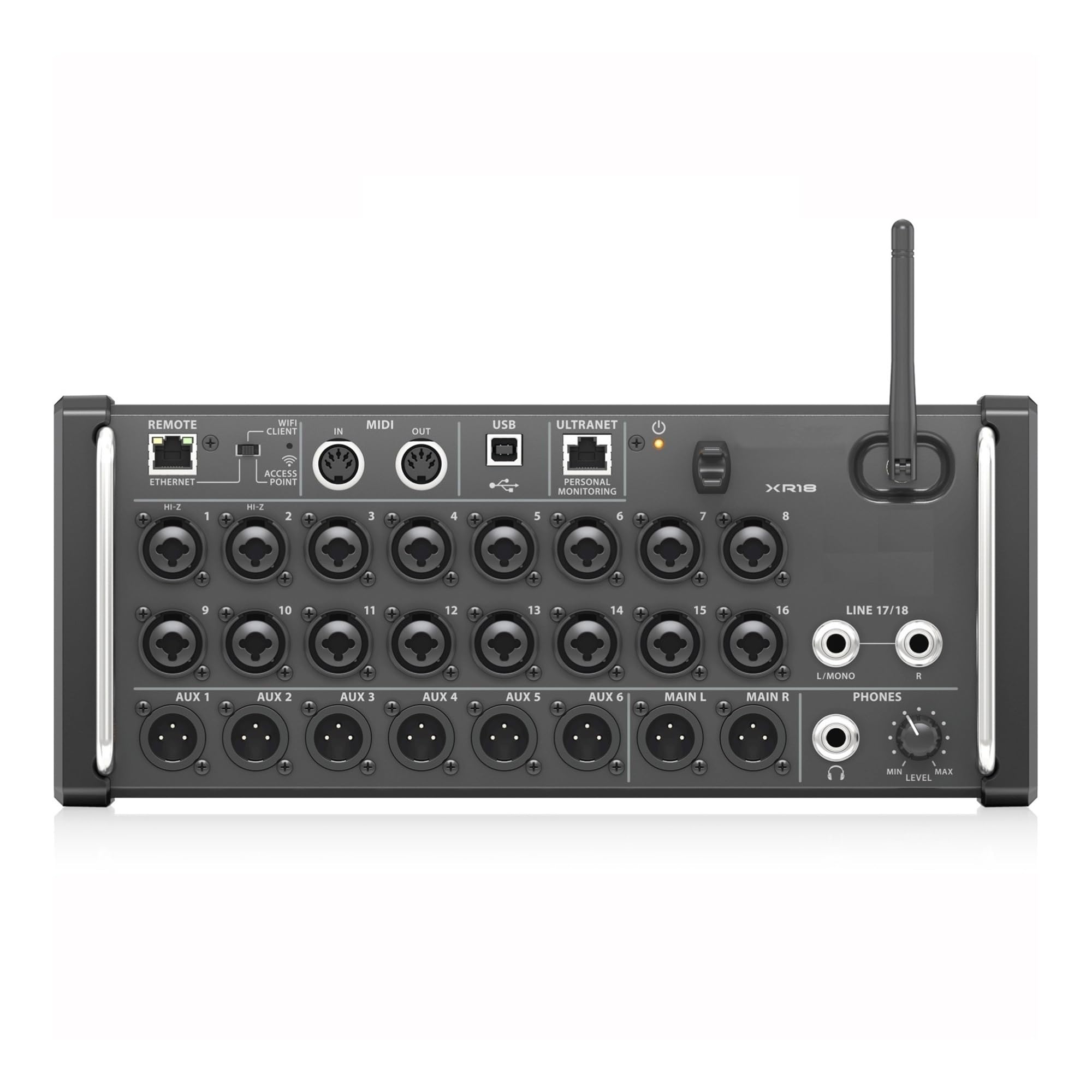 Mikser audio, XR16/XR18/MR18 16/18-kanałowa profesjonalna cyfrowa konsola miksująca do nagrywania w studiu DJ-skim cyfrowy mikser do karaoke w studiu(XR16)