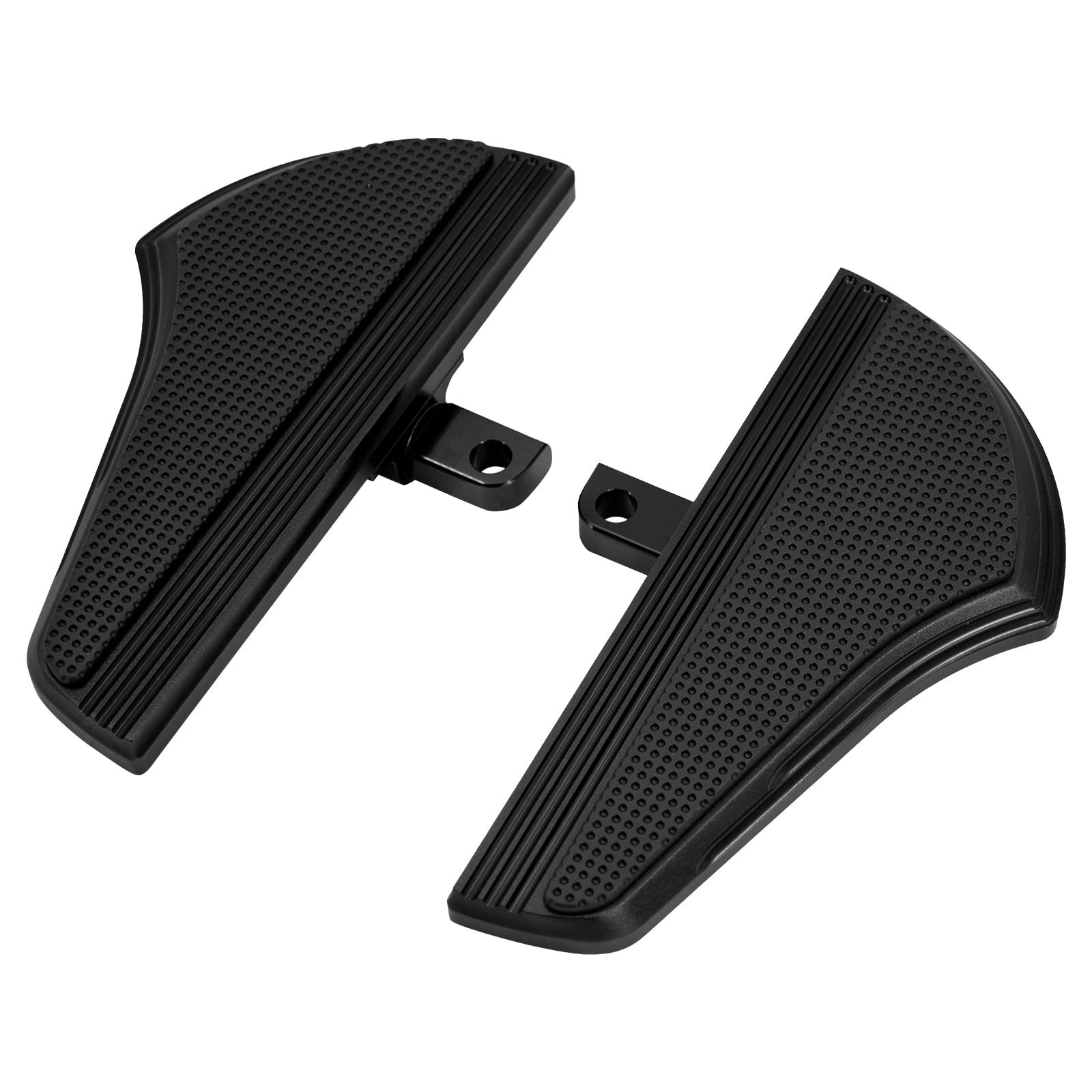 Marchepied de moto passager noir CNC mâle, repose-pieds pour Harley Touring Softail