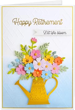 Joli Coon 3D Retirement Card, SIGNATURE, with golden seal sticker | 350gsm designer paper, 3D elements, FinePaper envelope, gold seal sticker, space for a personal message