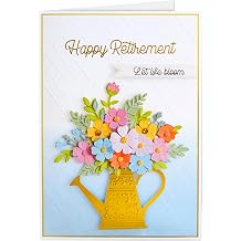 Joli Coon 3D retirement card - Premium retirement card SIGNATURE with FinePaper envelope and golden seal sticker - 17 x 11,5 cm