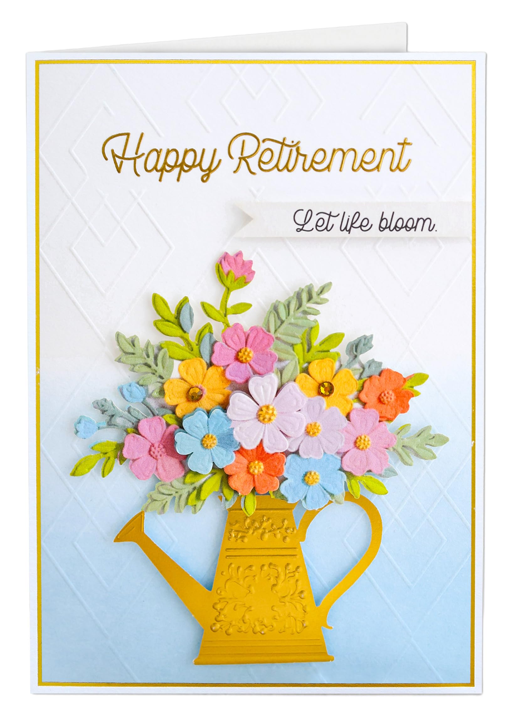 Joli Coon 3D retirement card - Premium retirement card SIGNATURE with FinePaper envelope and golden seal sticker - 17 x 11,5 cm