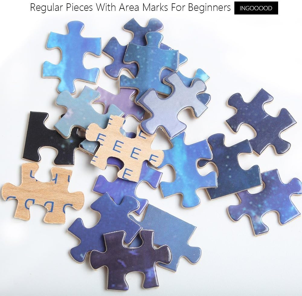 Ingooood Jigsaw Puzzles 1000 Pieces- Imagination Series Fantasy Romantic Star Sea Puzzle