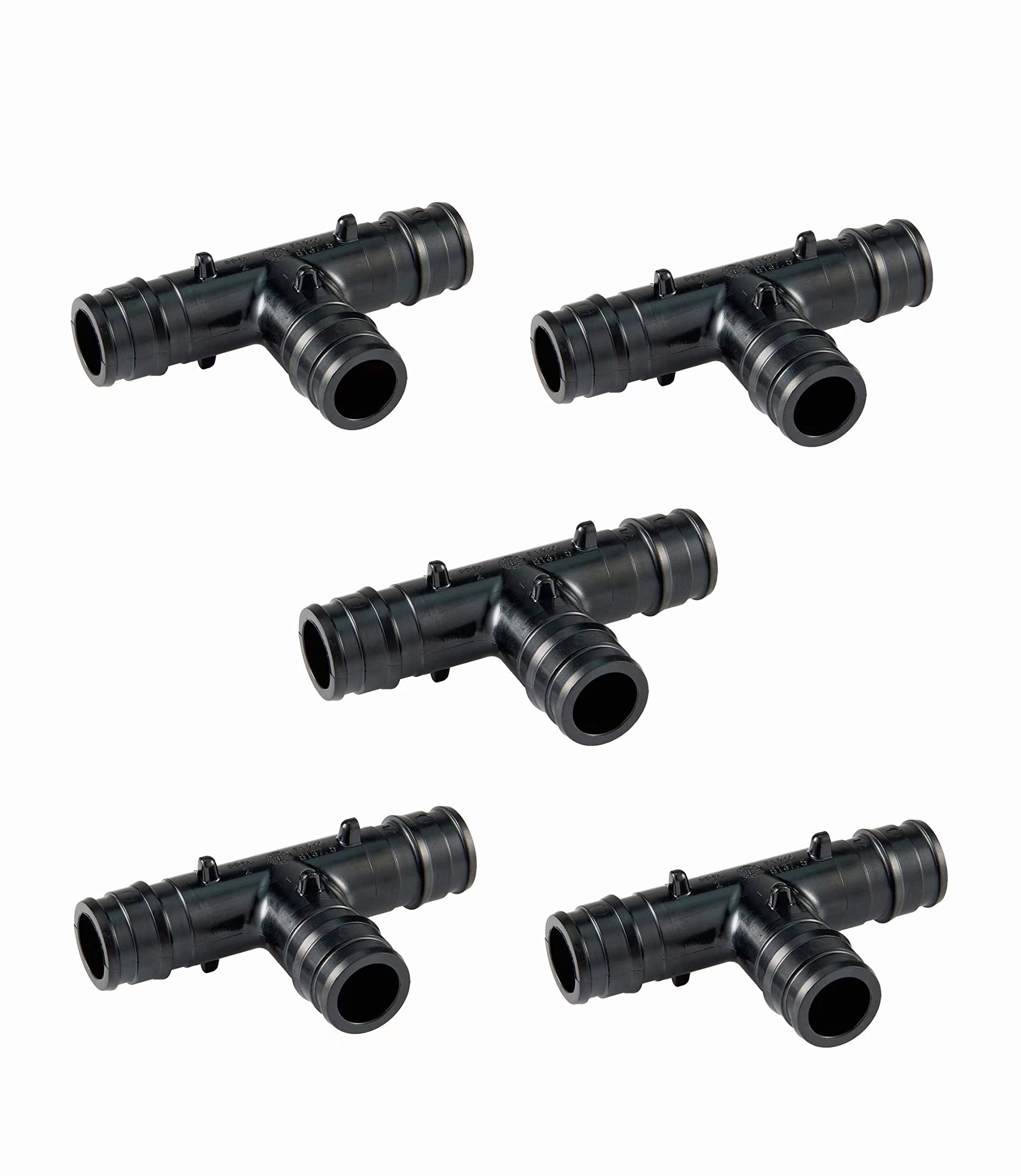 Paquete de 5 accesorios de expansión EFIELD PPSU Pex-A de 3/4 x 3/4 x 3/4 pulgadas para tubos Pex A, ASTM F1960, sin plomo