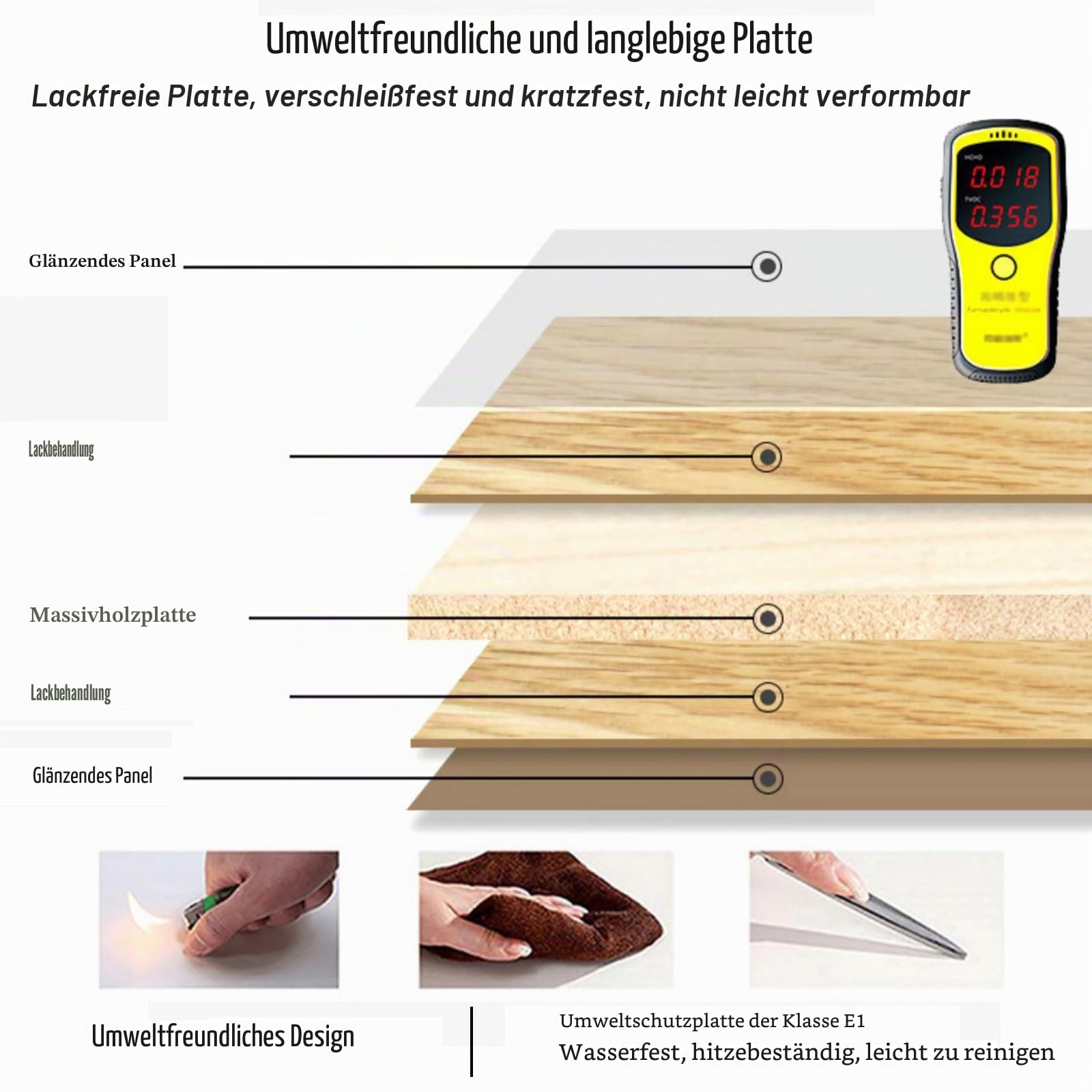 Verkaufstheke Vorderer Tresen mit abschließbaren Schubladen Rezeptionstheken, moderner Verkaufstresen, hölzerner Computertisch, Empfangstheke, Kassierer/Schönheitssalon/Lobby B-Left 160*60*100CM