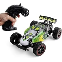 4WD Climbing Beach Racing Car, High Speed Alloy Monster 1/18 Off-Road All-Terrain RC Crawler Climbing Car Spinning Drift Car Best Boy Gift Truck Racing 2.4GHZ Electronic
