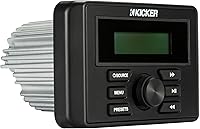 Vista 5 de Kicker 46KMC3 Centro multimedia estilo medidor resistente a la intemperie con Bluetooth