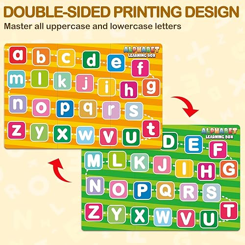 Miniatura 4 de Juguete de aprendizaje del alfabeto para niños de 3, 4, 5, 6 años, juego de 26 letras a juego, caja misteriosa del alfabeto, juguete educativo