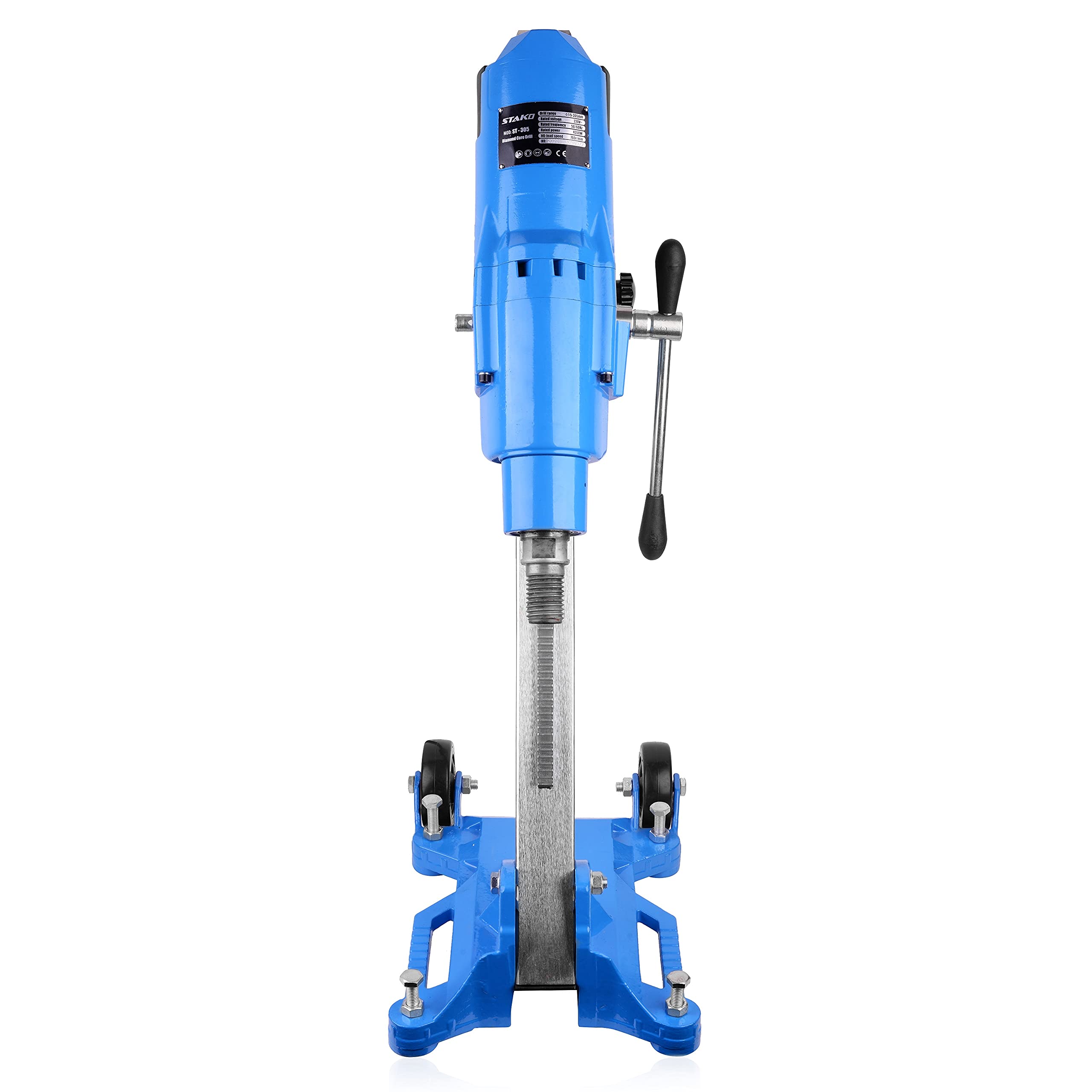 STAKO Trapano Potente 4350 W - Trapano a Nucleo Max. 760 giri/min - Supporto Inclinabile 80° - Diametro Max. FI 305 mm - ST305_SR