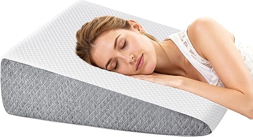 DUMOS Almohada de cuña, almohada corporal para apnea del sueño, alivio del dolor de cuello, poscirugía, comodidad para dormir, reflujo ácido, acidez