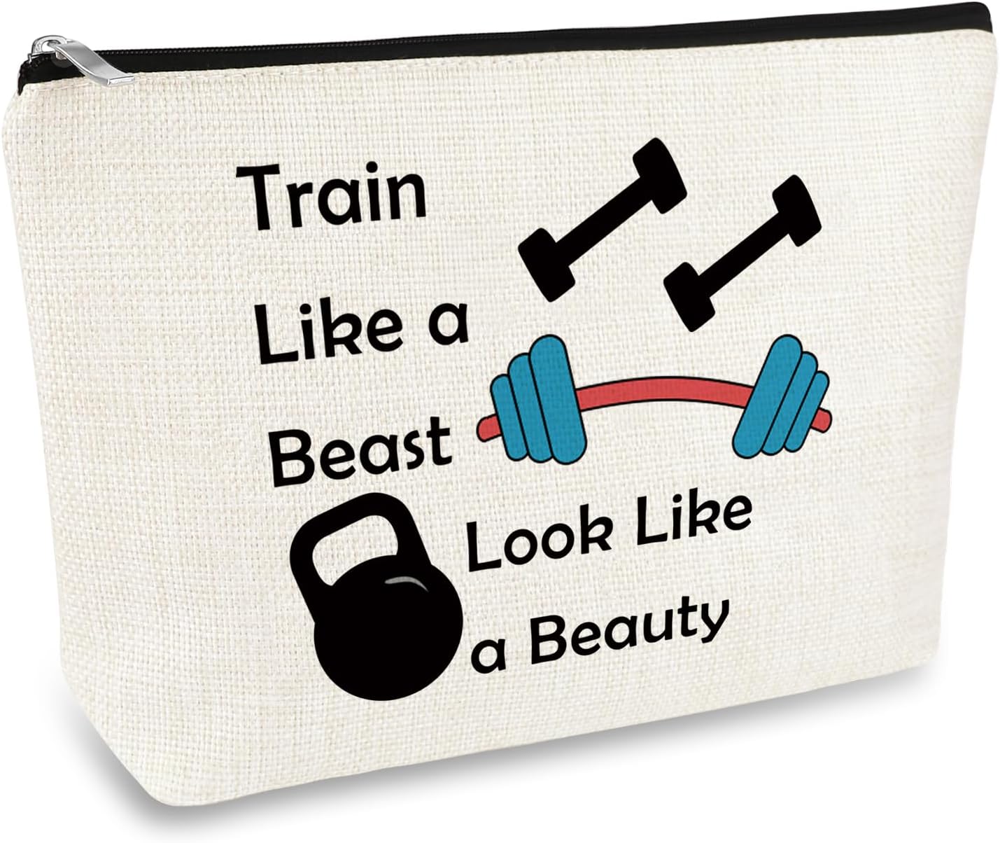 Fitness Gift for Women Workout Makeup Cosmetic Bag...