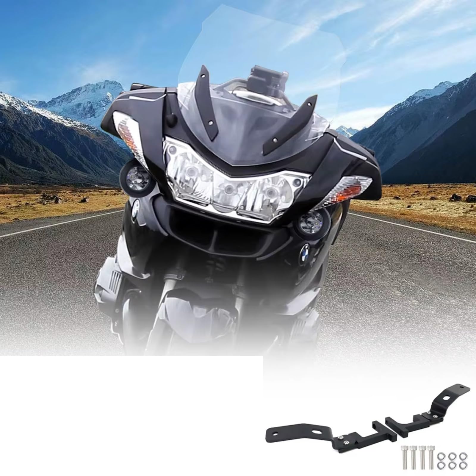 Soporte De Luces Auxiliares Antiniebla Para Para R1200RT 2014-2018 Soporte montaje horquilla | Soporte de luces Montaje de luz de conducción inferior para motocicleta