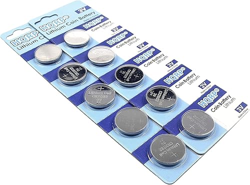 Miniatura 2 de HQRP Paquete de 10 baterías compatibles con podómetros Omron HJ-150 HJ-151 HJ-112 HJ-113 HJ-203BL HJ-203PK